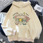 Chiikawa dressipluusid naistele Kawaii t&auml;navamood harajuku anime riided Kapuutsiga s&auml;rk naissoost Fliisist dressipluusid Unisex 2XL