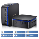 Blackview MP80 Windows 11Pro Intel 11th Gen N5095 Mini PC DDR4 16GB 512GB SSD lauaarvuti m&auml;nguarvuti 16GB+1TB must