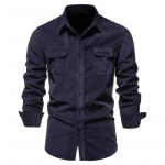 Meeste s&uuml;gispuuvillane Basic Jaapani velvetist meeste &auml;ris&auml;rk Slim Casual s&auml;rk Meeste uus pikkade varrukatega mantel M