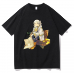 Frieren Beyond Journey's End T-s&auml;rk Mood Unisex Harajuku Kawaii Sousou No Frieren Ts&auml;rk Unisex Anime Unisexga Puuvillased T-s&auml;rgid Unisex 2XL