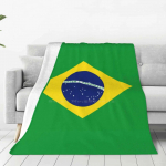Brasiilia Lipp Pehme Soe Hele &Otilde;huke Tekk Brasiilia Lipp Brasiilia Lipp Brasiilia Uhkus Brasiilia Ameerika Bandeira Brasileira 75x100cm (30x40inch)