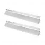 2 tk Varraste hoidik V-kujuline 6 pesa Toidukvaliteediga roostevabast terasest multifunktsionaalsed riistad Korduvkasutatavad grill-kebabid Vardarestid Grillimiskomplekt h&otilde;be