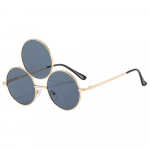 Naljakad p&auml;ikeseprillid Hip Hop Street Shot Punk Tide p&auml;ikeseprillid Kolme r&otilde;ngaga &uuml;hes t&uuml;kis prillid