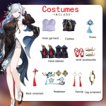 Ysir Sea Lantern Festival Shenhe Skin Cos M&auml;ng K&uuml;lm lill Youlu Shenhe Cosplay komplekt Naine XS must