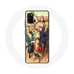 &Uuml;mbris Samsung Galaxy S20 Plus One Piece Luffy Poster Crews Manga Anime jaoks