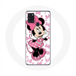 Coque Samsung Galaxy A21S Minnie Mouse Dessin anim&eacute; mignon rose