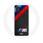 Coque Samsung Galaxy A51 BMW M Logo carbone