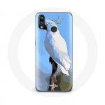 &Uuml;mbris Huawei P20 Lite Cockatoo Parrots White Birds jaoks