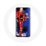 &Uuml;mbris Samsung Galaxy J3 vormel 1 Fernando Alonso F1 Racing Driver Red jaoks