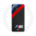 Coque pour Xiaomi Mi 11 Lite BMW M Logo carbone