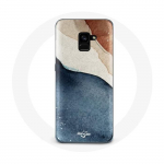 &Uuml;mbris Samsung Galaxy A8 Plus abstraktse tekstuuriga tausta jaoks