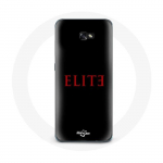 &Uuml;mbris Samsung Galaxy A8 2016 Elite 5. hooaja punase logoga mustal taustal