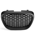 Eesmine kapoti grill SEAT LEON MK2 1P1 2006-2009 must eesmine k&auml;rgstruktuuriga grillv&otilde;rk m&auml;rgita spordiv&otilde;istluste grillidele matt must v&auml;rv