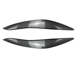BMW 5-seeria F10 F11 2011-2014 jaoks esitulede silmalaud Kulmude esitulede silmaluu katte trimmi kleebis auto tarvikud carbon fiber pattern gray