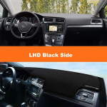 Auto armatuurlaua valgustusvastane matt Instrumentide platvormi laua kate Matt Vaibad VW Golf 7 MK7 R Line 2013-2015 2016 2017 2018 jaoks LHD Black Side