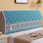 Moodne peatsi kate Tolmukindel voodipeakate pehme voodi seljakaitse seljatoe peatsi kate Kodu voodi voodikate 120CM blue