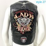 Vest Street Punk Vest Jope Varrukateta Harley Mootorrattam&auml;rgi Tikitud Vest XL