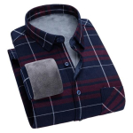 Meeste talvine s&uuml;giss&auml;rk Ruuduline print Kontrastsus V&auml;rvus Rev&auml;&auml;r Pikad Varrukad Paks Palus Ametlik Business Syle Patch Tasku &Uuml;herealine Keskpikkus 2XL