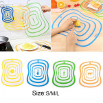 1/2/5 tk plastist t&uuml;keldamisplokk libisemisvastane j&auml;&auml;tunud antibakteriaalne l&otilde;ikelaud puuviljataldrikud klassifitseeritud lauad Random-S-1pc