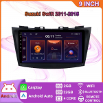 Juhtmevaba autoraadio Carplay Suzuki Swiftile 2011-2015 Android multimeedia videopleier GPS navigatsioon WIFI 4+64GB 4+64GB
