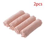 Pehmest mikrokiust k&ouml;&ouml;gir&auml;tikud Imav n&otilde;udelapp Rasvavastane p&uuml;hkimislapp Mittekleepuvad &otilde;lid Kodupuhastusr&auml;tik 2PCS valge