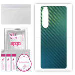 apgo Protective Skin Sticker for the back compatible with Sony Xperia 1 III, Wrap Film, Foil, Vinyl - Pattern Carbon Chameleon CAKA1