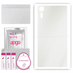 apgo Protective Skin Sticker for the back compatible with Sony Xperia XZs, Wrap Film, Foil, Vinyl - Pattern Matte Transparent