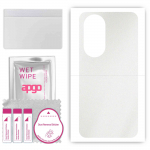 apgo Protective Skin Sticker for the back compatible with Oppo A98 5G, Wrap Film, Foil, Vinyl - Pattern Matte Transparent