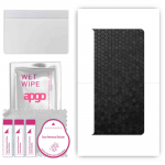 apgo skin sticker film foil vinyl for the BACK compatible with Lenovo Tab Extreme, scratch-resistant, easy to install - Black Honeycomb