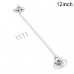 Roostevabast terasest kabiini konks akna pandla silm varjualuse ukse riivid Vaikne hoidik 12Inch