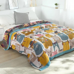 Uus P&otilde;hjamaade vaba aja tekk ja katted suvine pehme konditsioneeriga tekk puuvillane marli diivanir&auml;tik Boho voodikate King-suurus 150x200cm