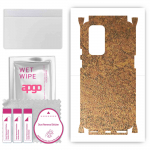 apgo Protective Skin Sticker for the back+sides compatible with OnePlus 9 Pro, Full Wrap Film, Foil, Vinyl - Pattern Rusty Copper