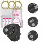3x apgo MATTE h&uuml;briidne kaitseklaas, mis &uuml;hildub Garmin Instinct Crossoveriga, painduv nanoklaas, suurep&auml;rane asendus karastatud klaasile, kriimustusvastane