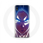 Coque pour Samsung Galaxy A10 Dragon Ball Goku Visage &eacute;nerv&eacute;