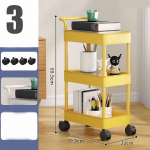 K&ouml;&ouml;k Hoiuriiulid Salong Vannituba Kontoririiul vidin Roostevabast terasest hoidik K&auml;rud Toiduriided Mitmesugused 3-kihilised kollane