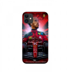 Coque maniacase pour Iphone 12 Lewis Hamilton Ferrari officiel