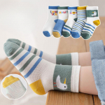 5 paari beebi suvesokid hingavad v&otilde;rgust multifilmid, armsad karupoiste, t&uuml;drukute sokid lastele M