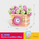 Retro Kodumasinad Ehitusklotsid Sukulentide Istutuspoti Mudel Lauakaunistused Kawaii Lastem&auml;nguasjad S&uuml;nnip&auml;evakingitused