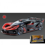 M&otilde;&otilde;tkava 1/24 Bugatti Bolide valatud sulamist automudel, laste m&auml;nguauto, laste kingitus 1/24-Size:20.5*9*4.7cm