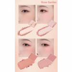 BE AUBE Mix Match Cheek Palette 12.2g By Inbora Mute Garden Collection, Make-up, Korean Cosmetics, Kbeauty, sample Rose Garden
