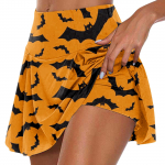 Naiste sportlikud venivad plisseeritud tenniseseelikud Jooksujooga sisemised l&uuml;hikesed p&uuml;ksid elastsed spordigolfi skortsid M beež