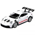 1/36 M&otilde;&otilde;tkavas Porsche 911 GT3 RS Valumalmist Automudelid, Tagasit&otilde;mmatavad S&otilde;idukid Porsche 911 GT3 M&auml;nguauto, Autod Kingitused Poistele T&uuml;drukutele 1/36-Size:12.3*5.3*3.6cm valge