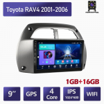 Juhtmeta 9-tolline Android-autoraadio Toyota RAV4 2001-2006 auto multimeediumipleierile GPS-navigatsioonipeakomplekt WIFI 1+16GB