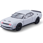 1/32 Dodge Challenger Hellcat die Cast metallist m&auml;nguautod, t&otilde;mmake tagasi Hellcat auto valguse ja muusikaga Hellcat m&auml;nguauto kollektsioneeritavad mudelautod 1/32-Size:15.8*6.2*4.8cm