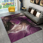 P&otilde;hjamaade sinine kuldse v&auml;rviga marmorist geomeetriline vaip, vaip elutuppa, magamistuppa, diivani alla, uksematt, dekoratsioon, laste libisemiskindel p&otilde;randamatt 100cm x 150cm