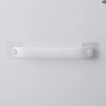 Plastikust seinale kinnitatav vannitoa teleskoopk&auml;ter&auml;tikangi riiul Isekleepuv rack paberirulli hoidik Rippkonks Vannitoatarbed valge