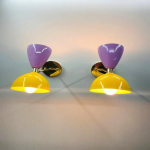 1950. aastate keskpaiga messingist seinavalgusti Itaalia Stilnovo Diabolo | LELO Disain | Mitmek&uuml;lg lugemisvalgusti voodi k&otilde;rvale, koridori ja sissep&auml;&auml;sualasse, spaasse