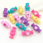 Akr&uuml;&uuml;l k&auml;ev&otilde;ru kaelakee jaoks Moeaksessuaaride valmistamiseks Lillede kommid helmed DIY ehete materjalid 10 tk vertikaalne auk mitmev&auml;rviline