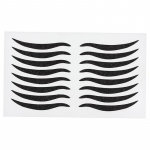 48tk Silmalaug Seksikas kassi stiilis silmade kleebis must silmapliiats ilukleebis meik