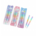 2 tk/pakk multika loomad mehaanilised pliiatsid kawaii HB s&uuml;si teritamist mittevajav pliiats kirjutamiseks kirjatarbed laste kingitus